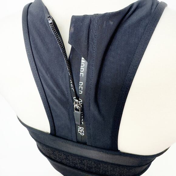 ZYIA Black Flower All Star Sports Bra S - Picture 4 of 7